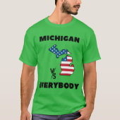michigan vs everybody t-shirt (Voorkant)