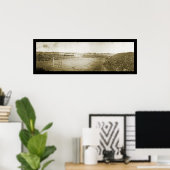 Michigan vs Wisconsin Football Foto 1905 Poster (Thuiskantoor)