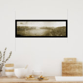 Michigan vs Wisconsin Football Foto 1905 Poster (Keuken)