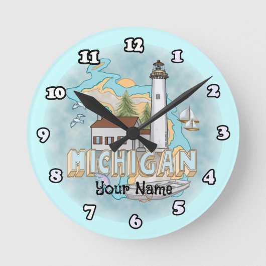 Michigan Vuurtoren klok (Voorkant)