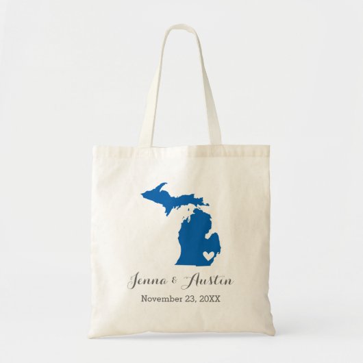 Michigan Wedding Welkom Tote Bag (Voorkant)