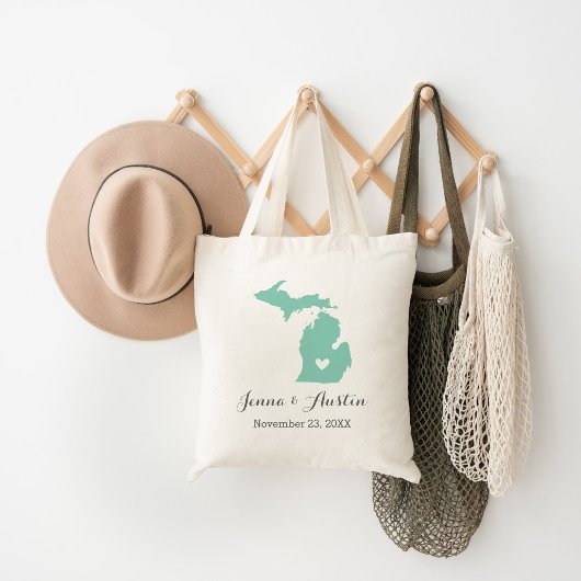 Michigan Wedding Welkom Tote Bag