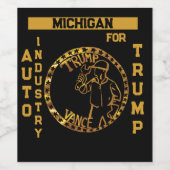 MICHIGAN WIJN ETIKET (Enkel label)