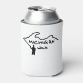 Michigan Wilde Logo Koelbox Blikjeskoeler (Blikje Voorkant)