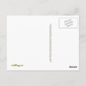 Michigan Wilderness Waterfall Briefkaart (Achterkant)