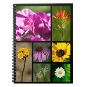 Michigan Wildflower Montage Notitieboek