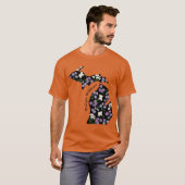 Michigan Wildflowers Oversized T-shirt (Voorkant volledig)