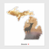 Michigan Wildlife - Elk Sticker (Vel)