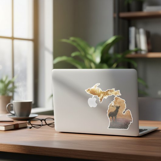 Michigan Wildlife - Elk Sticker