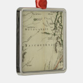 Michigan, Wisconsin, Illinois Metalen Ornament (Rechts)