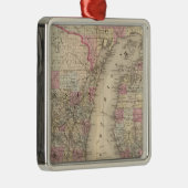 Michigan, Wisconsin Metalen Ornament (Rechts)