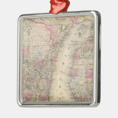 Michigan, Wisconsin Metalen Ornament (Links)