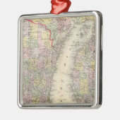 Michigan, Wisconsin Metalen Ornament (Links)