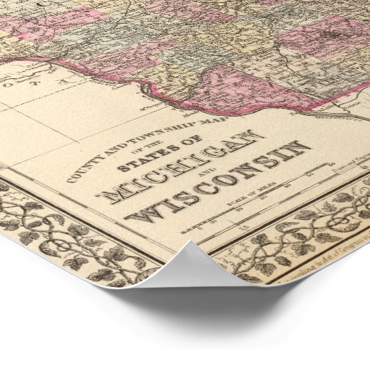 Michigan, Wisconsin Poster (Hoek)