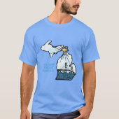 Michigan with its motto Oversized T-shirt (Voorkant)