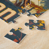 Michigan witstaarthert legpuzzel (Zijkant)