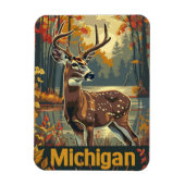 Michigan witstaarthert magneet (Verticaal)