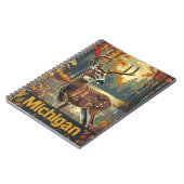 Michigan witstaarthert notitieboek (Linkerzijde)