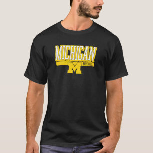 Michigan Wolverines Shadow Navy Officieel Gelicent T-shirt