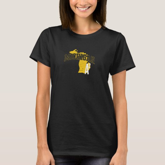 Michigan Wolverines Thuis T-shirt A2 (Voorkant)