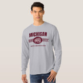 Michigan Woodland Outfitter Mens T-Shirt (Voorkant volledig)