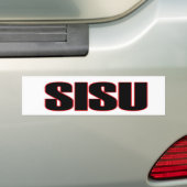 Michigan Yooper Sisu Bumpersticker (Op auto)