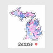 Michigan - Zomerse Sticker - Lilly Inspired (Vel)