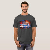 Michigander Man Herfst Snow T-shirt (Voorkant volledig)