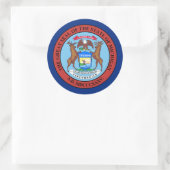 Michigander Seal, Zegel van Michigan Sticker (Tas)