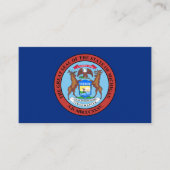 Michigander Seal, Zegel van Michigan Visitekaartje (Voorkant)