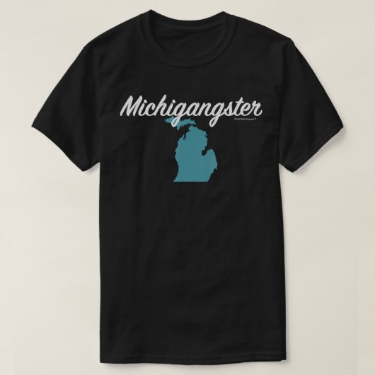 Michigangster Michigan Mitten T-shirt (Design voorkant)