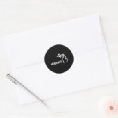 Michigangster Ronde Sticker (Envelop)