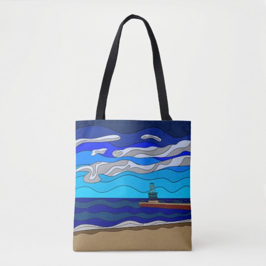 Michiganmeer - Dode Tote Bag (Voorkant)