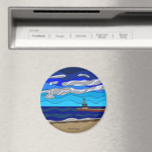 Michiganmeer - Magneet (cirkel) (Insitu (Vaatwasser))