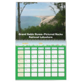 Michigan's Bovenste schiereiland.. Kalender (Mar 2026)