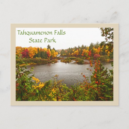 MICHIGAN'S HERFSTPALET / KLEUREN WEERSPIEGELD IN R BRIEFKAART (Voorkant)