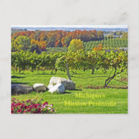 MICHIGAN'S OUDE MISSIE PENINSULA IN HERFST