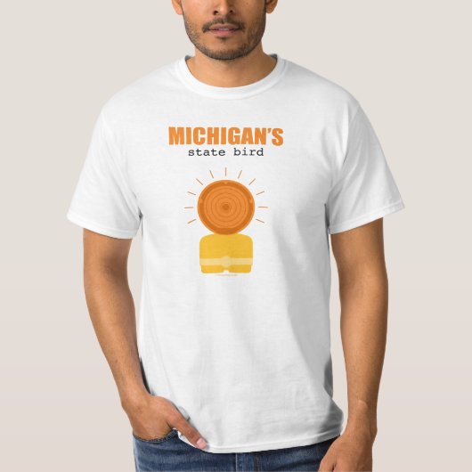 Michigans staatsvogel t-shirt (Voorkant)