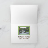 MICHIGAN'S TAHQUAMENON HERFSTEN STAATPARK IN AUTUM KAART (Binnen)