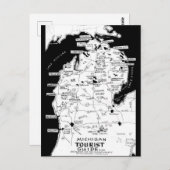 Michigan's Toeristenkaart  Briefkaart (Voorkant / Achterkant)