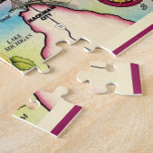 Michigan's Upper Peninsula Kaart Legpuzzel (Zijkant)