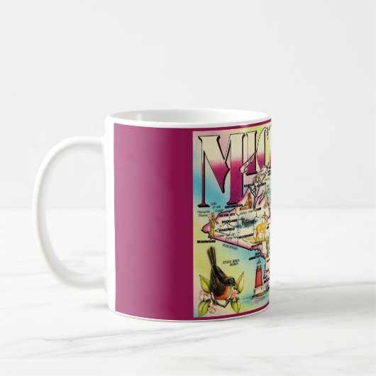 Michigan's Upper Peninsula Kaart Mok (Links)