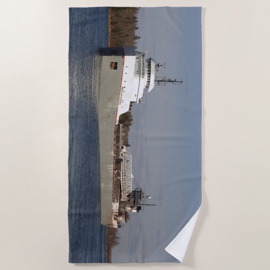 Michipicoten-badhanddoek Strandlaken (Voorkant)