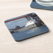 Michipicoten set van 6 harde onderzetters (Linkerzijde)