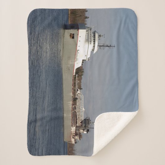 Michipicoten sherpa blanket sherpa deken (Voorkant)