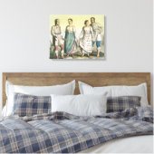 Michoacan Indians in Traditional Costume, Mexico ( Canvas Afdruk (Insitu (Slaapkamer))