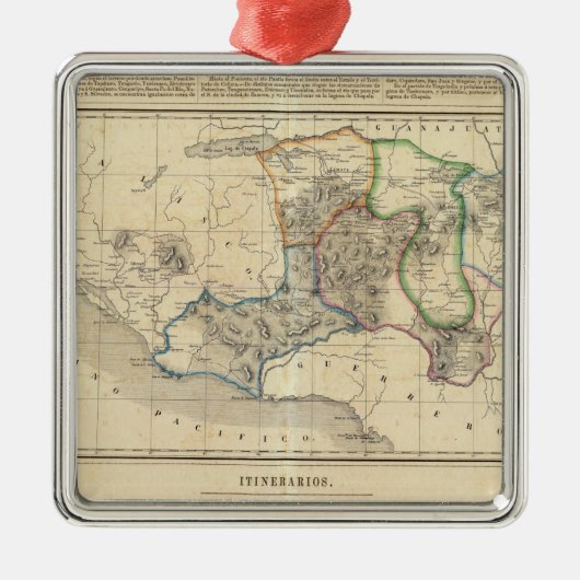 Michoacan, Mexico 2 Metalen Ornament (Voorkant)