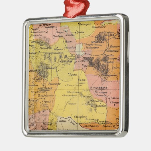 Michoacan, Mexico Metalen Ornament (Links)