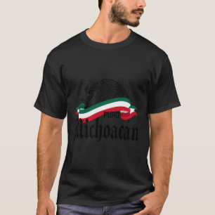 Michoacán Mexico Puro Michoacán Vlag Arend T-shirt