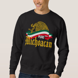 Michoacán Mexico Puro Michoacán Yellow Eagle Flag Trui